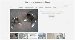 Desktop Screenshot of coiffeur-foty.com